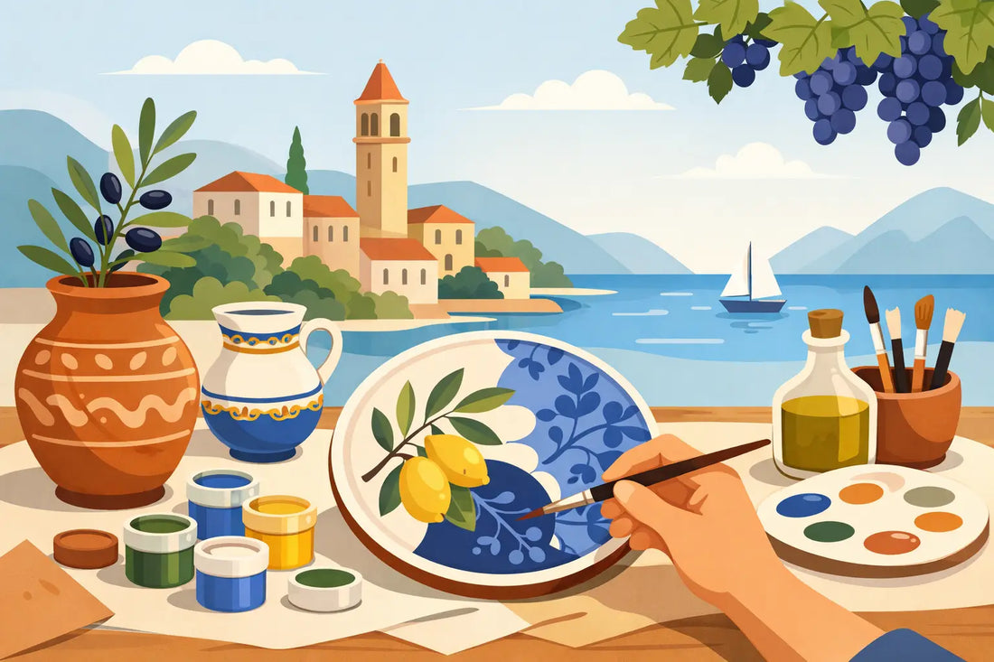 Ceramic Painting Workshop in Italian Style