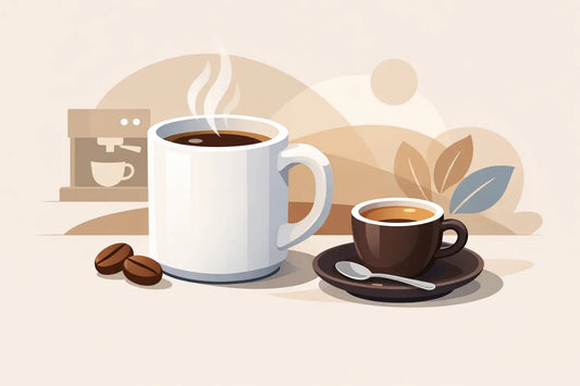Coffee Mugs, Regular and Espresso