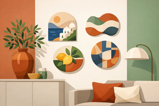 How to Style Ceramic Wall Decor With Italian Color