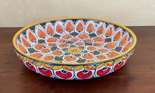 AV-017  Low Bowl 28x5.5cm - 11" x 2"