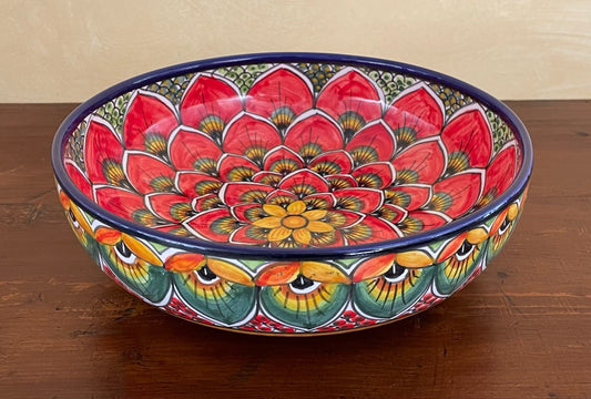 AV-001  Low Bowl 27x8.5cm - 10.5" 3.4"